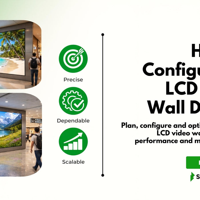 How to Configure an LCD Video Wall Display