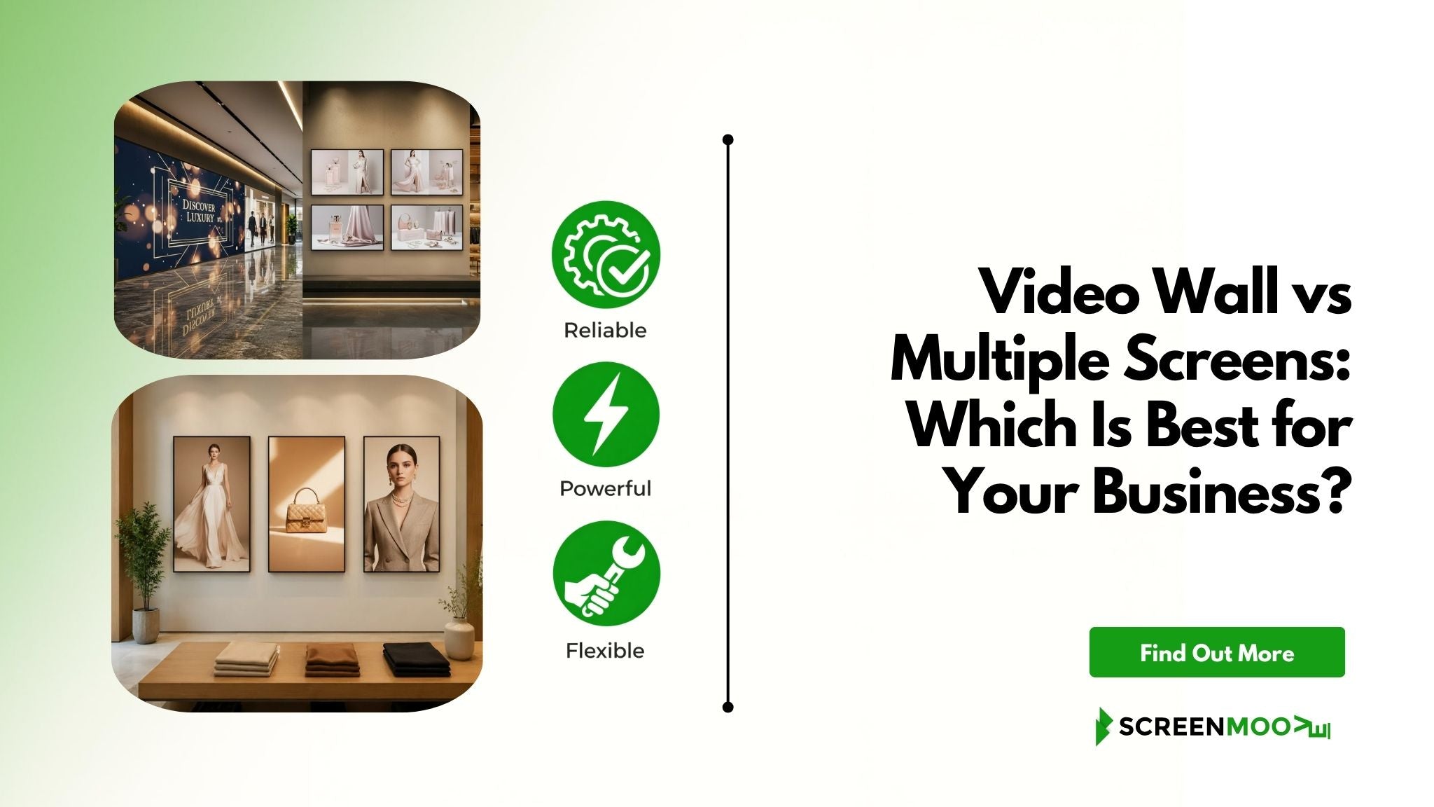 Video Wall vs Multiple Screens: Which Is Best for Your Business?