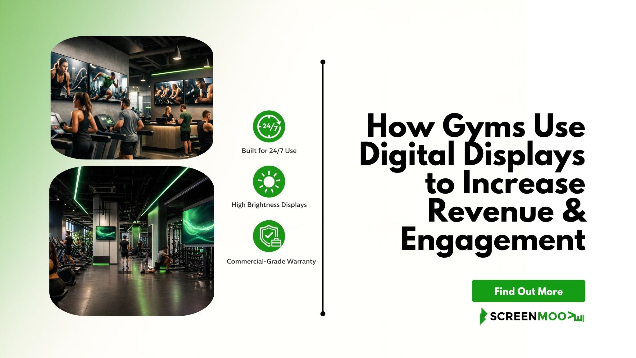 How Gyms Use Digital Displays to Increase Revenue & Engagement UK