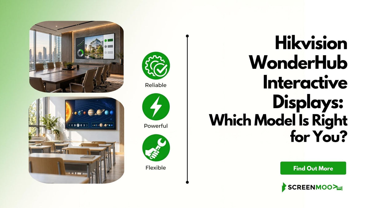 Hikvision's Newest Interactive Displays: The WonderHub Range Explained