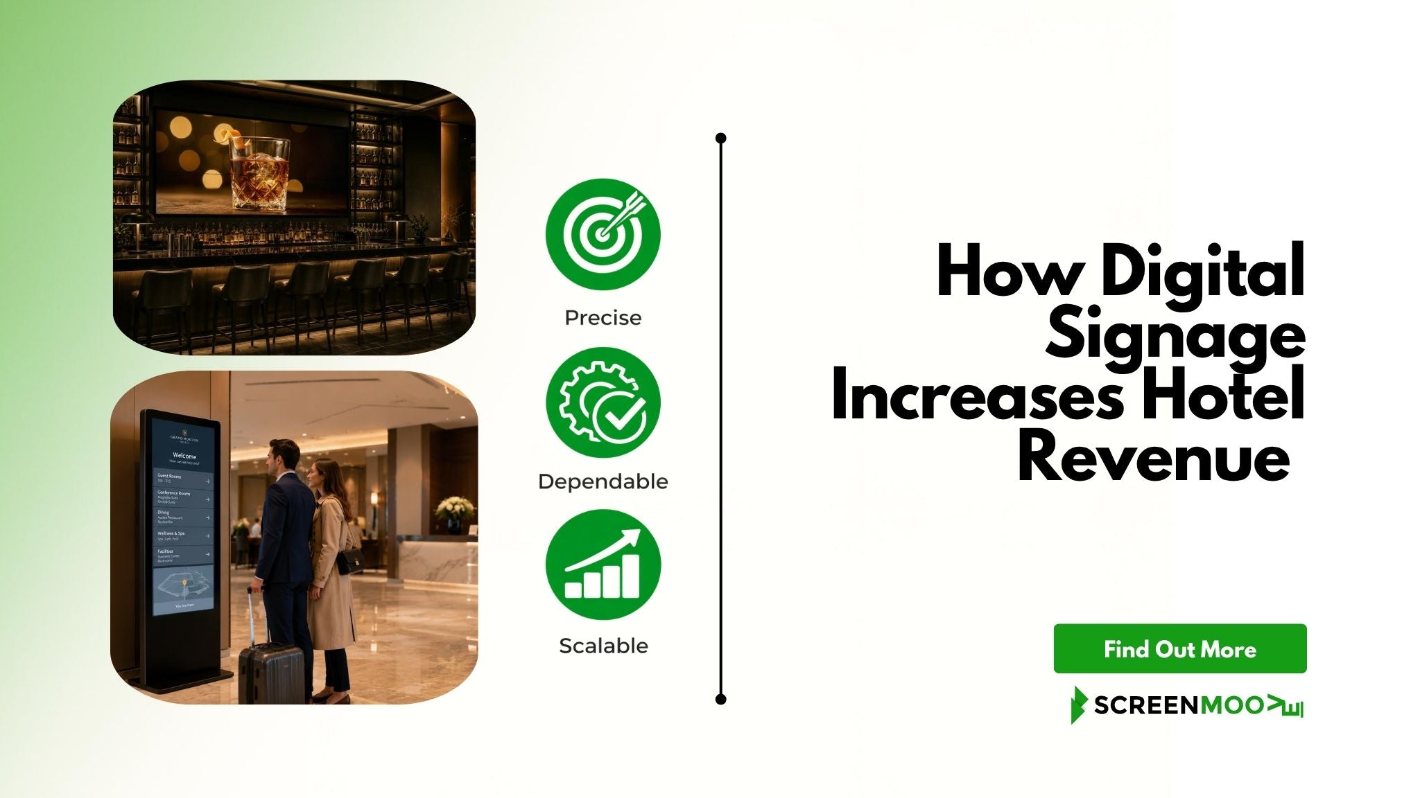 How Digital Signage Increases Hotel Revenue