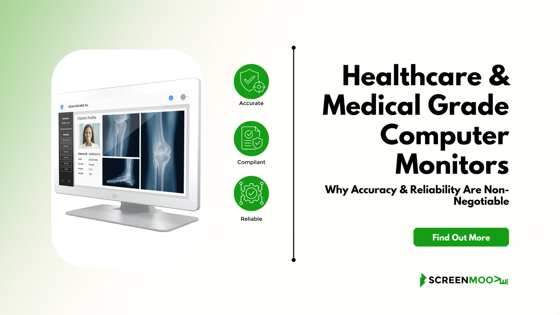 Healthcare & Medical Grade Computer Monitors: Why Accuracy and Reliability Are Non-Negotiable