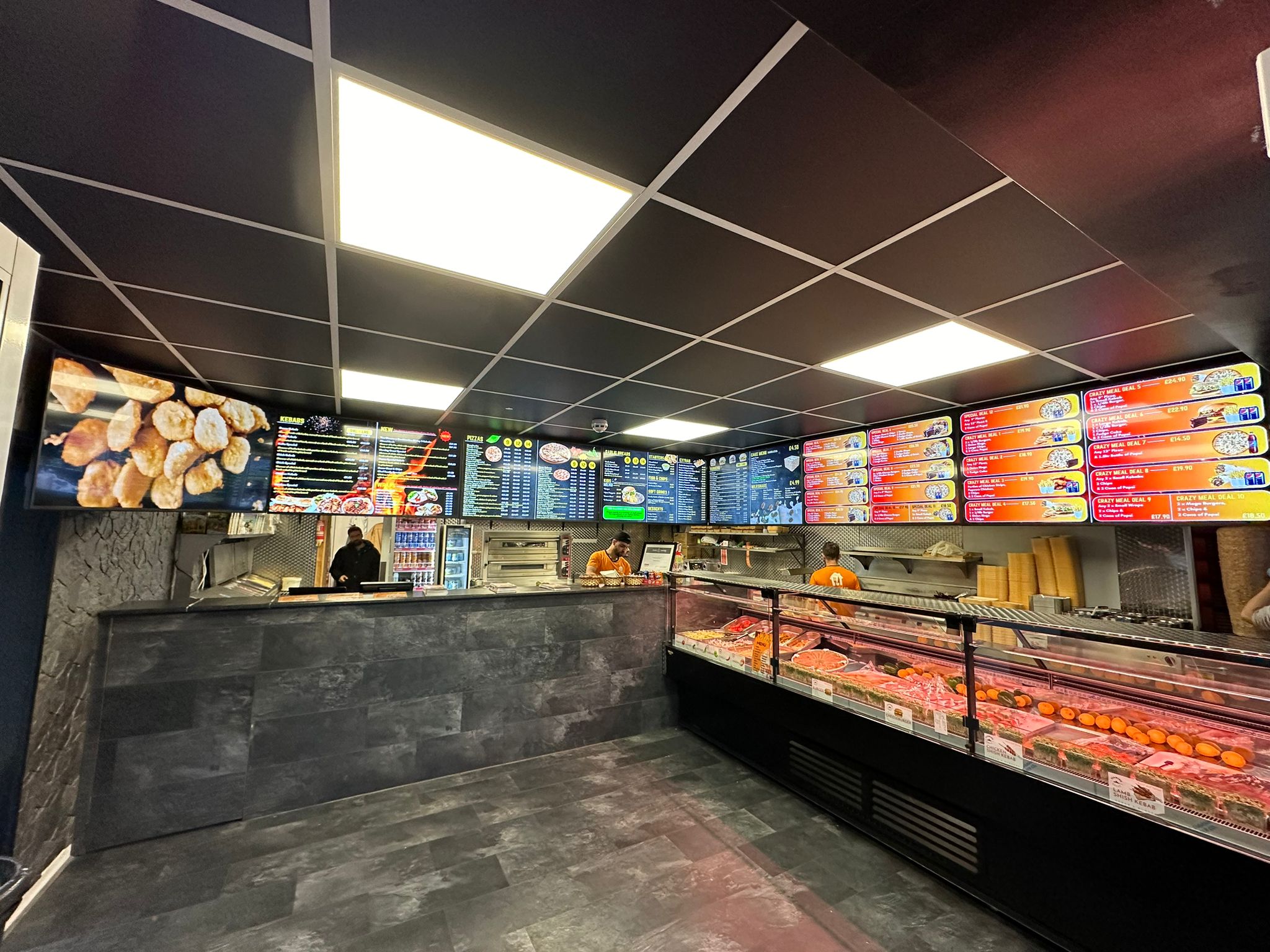 Digital Signage and Installation for Flaming Great, Shrewsbury