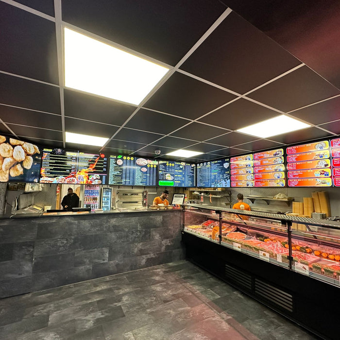 Digital Signage and Installation for Flaming Great, Shrewsbury