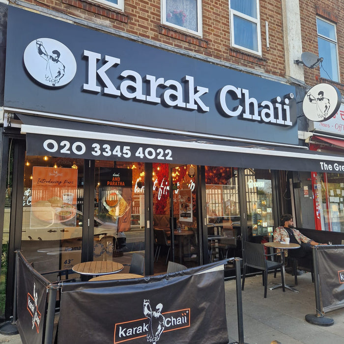 Digital Menu Boards & High-Brightness Display for Karak Chaii, Southall