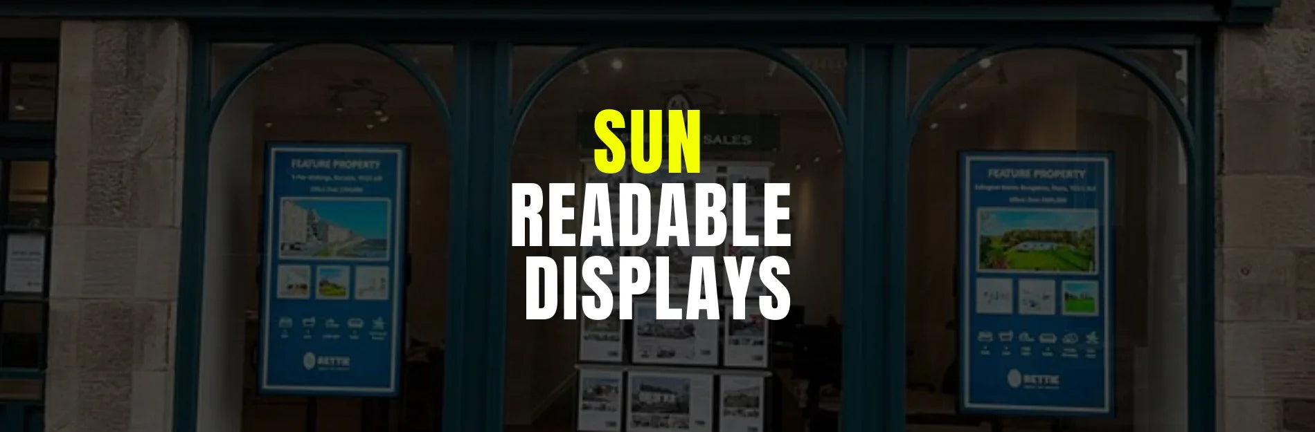 Upgrade Your Storefront Advertising With ScreenMoove's Sun Readable Displays