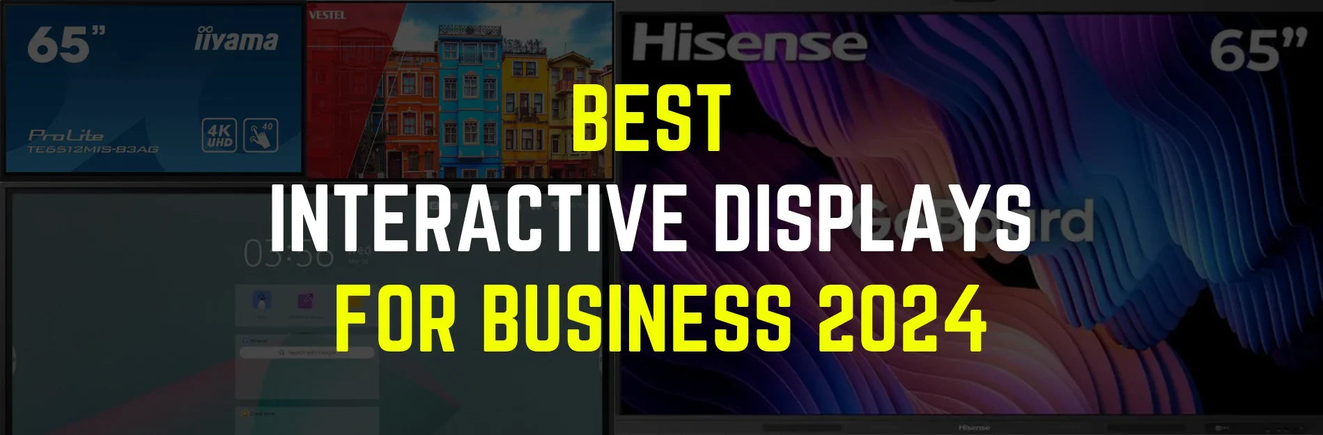 Best Interactive Displays for Business 2024 — Screen Moove