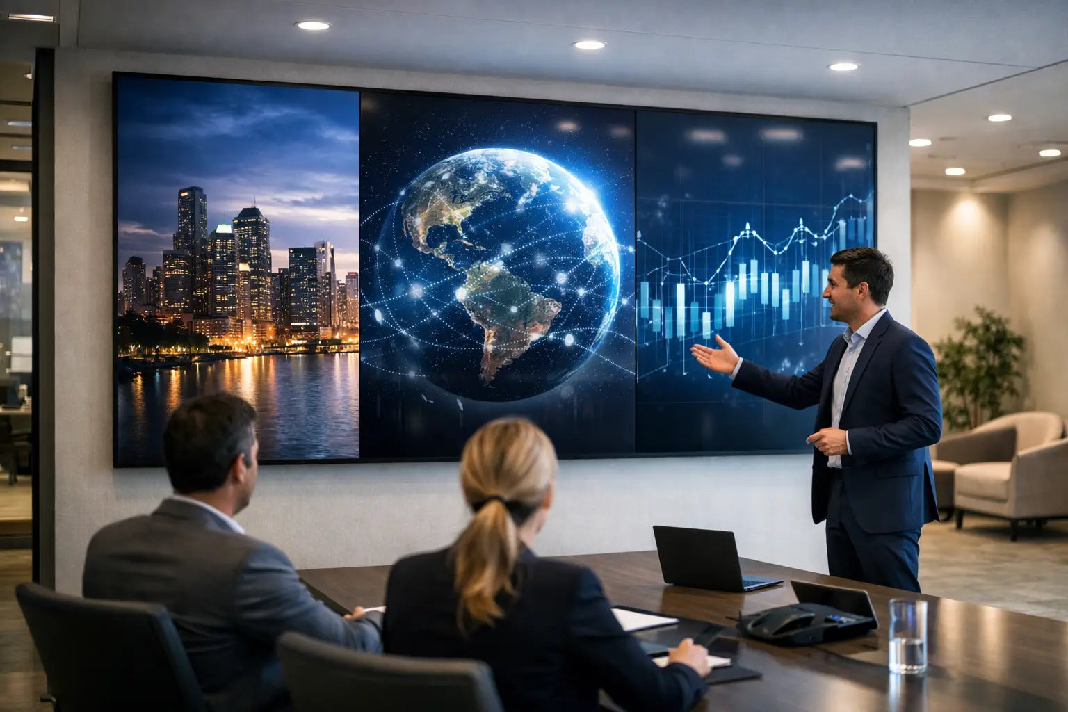 Video Wall Displays for Business Spaces