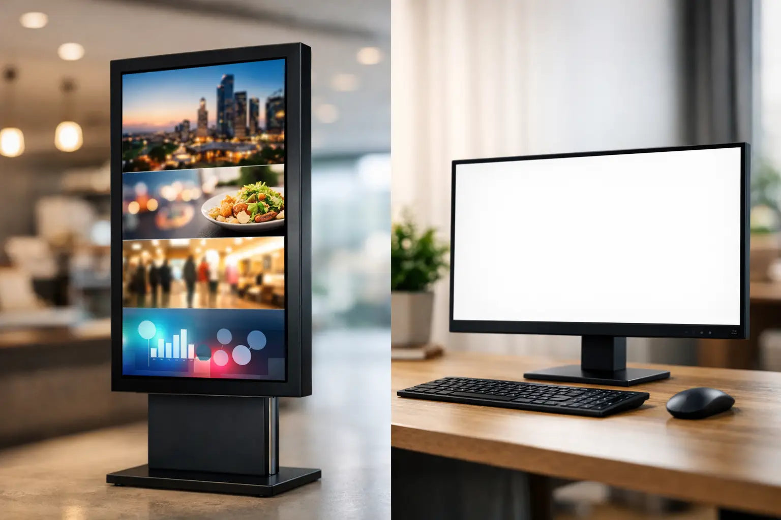 Digital Signage vs Monitor: What to Buy