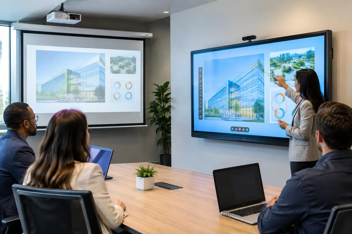 Can Interactive Screens Replace Projectors?