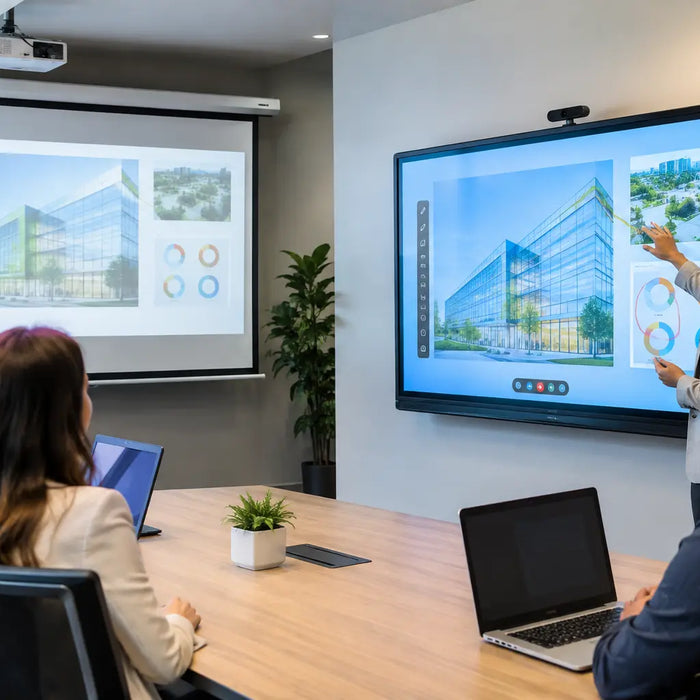 Can Interactive Screens Replace Projectors?