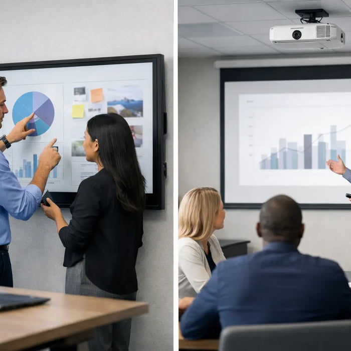 Interactive Display vs Projector System