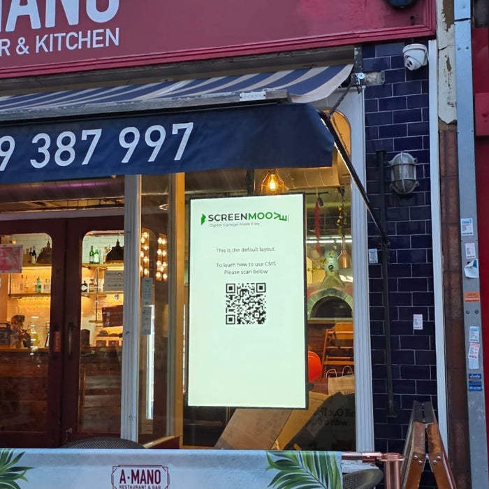Digital Signage & Installation Service for A MANO, Orpington