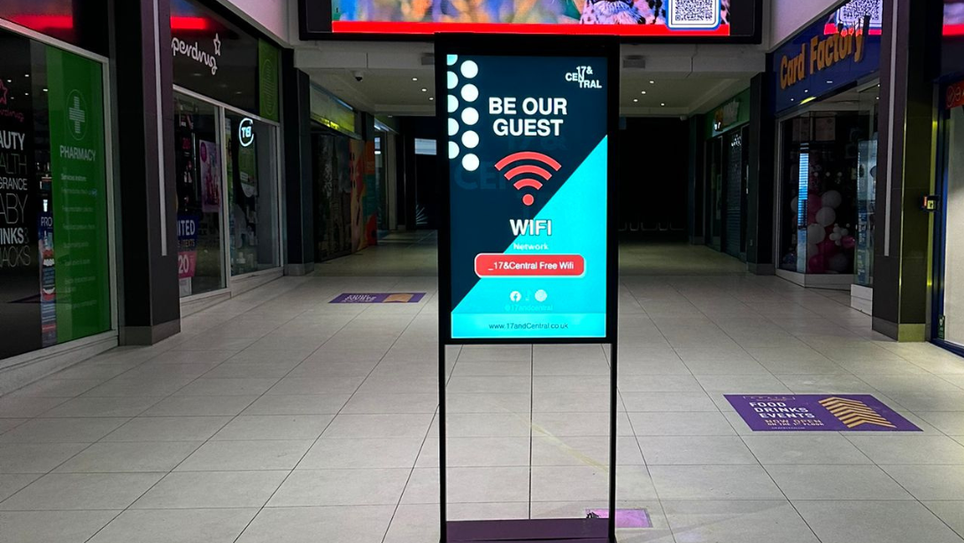 Double-Sided Digital Posters & Installation Service for 17 & Central
