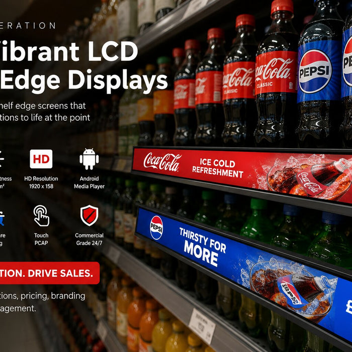 Next-Generation LCD Shelf Edge Displays Are Transforming Retail Shelving