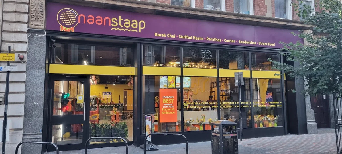 Digital Signage & Freestanding Display for Naan Staap, Leicester