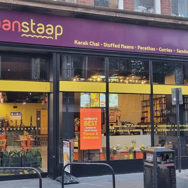 Digital Signage & Freestanding Display for Naan Staap, Leicester