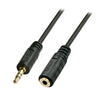 Lindy 0.25m Premium Audio 3.5mm Jack Extension Cable | 35650