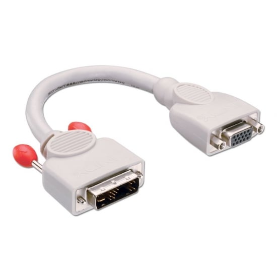 Lindy 0.2m DVI to VGA Adapter Cable | 41222 Audio / Video Cable Lindy