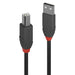 Lindy 0.2m USB 2.0 Type A to B Cable, Anthra Line | 36670 USB Cable Lindy