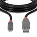 Lindy 0.2m USB 2.0 Type A to Micro-B Cable, Anthra Line | 36730 USB Cable Lindy