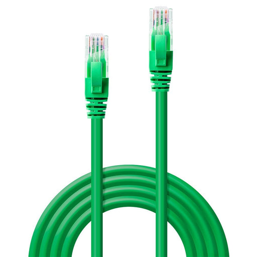 Lindy 0.3m Cat.6 U/UTP Network Cable, Green | 48045 Network Cable Lindy