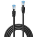 Lindy 0.3m CAT6a S/FTP LS0H Snagless Gigabit Network Cable, Black | 47175 Network Cable Lindy