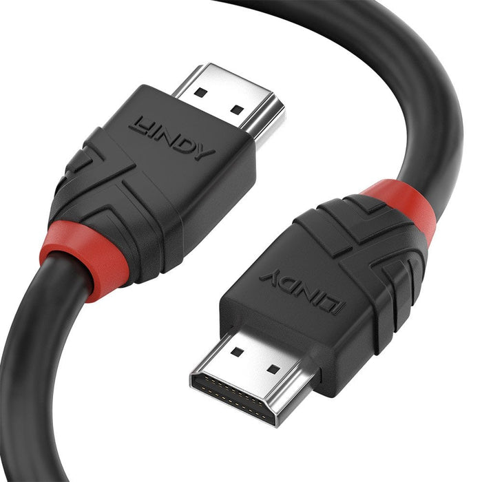 Lindy 0.5m 8K60Hz HDMI Cable, Black Line | 36770 Lindy HDMI Cable Lindy