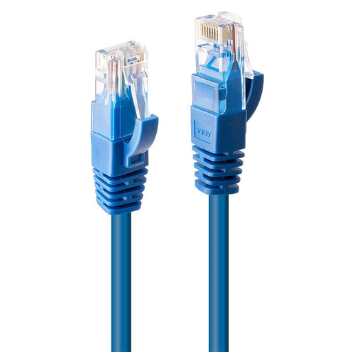 Lindy 0.5m Cat.6 U/UTP Network Cable, Blue | 48016 Network Cable Lindy