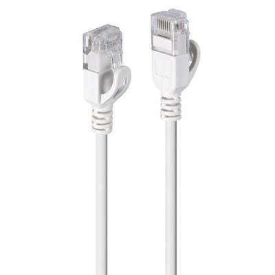 Lindy 0.5m Cat.6A U/UTP Ultra Slim Network Cable, Grey | 47581 LAN / Ethernet Cable Lindy