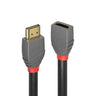 Lindy 0.5m High Speed HDMI Extension Cable, Anthra Line | 36475