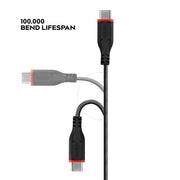 Lindy 0.5m Reinforced USB Type C to Lightning Charge & Sync Cable | 31285 USB Cable Lindy