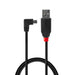 Lindy 0.5m USB 2.0 Cable - Type A to Mini-B, 90 Degree Right Angle | 31970 USB Cable Lindy