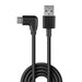 Lindy 0.5m USB 2.0 Type-A to Right-Angled USB-C Cable | 32000 USB-C Cable Lindy