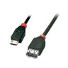 Lindy 0.5m USB 2.0 Type Micro-B to A OTG Cable | 31935