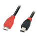 Lindy 0.5m USB 2.0 Type Micro-B to Mini-B OTG Cable | 31717 USB Cable Lindy