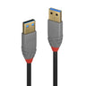 Lindy 0.5m USB 3.2 Type A Cable, 5Gbps, Anthra Line | 36750