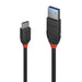 Lindy 0.5m USB 3.2 Type A to C Cable, 10Gbps, Black Line | 36915 USB Cable Lindy