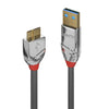 Lindy 0.5m USB 3.2 Type A to Micro-B Cable, 5Gbps, Cromo Line | 36656