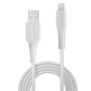 Lindy 0.5m USB to Lightning Cable, White | 31325 USB Cable Lindy