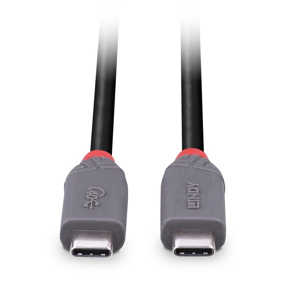 Lindy 0.8m USB 4 Type C Cable, 40Gbps, Anthra Line | 36947 USB Cable Lindy