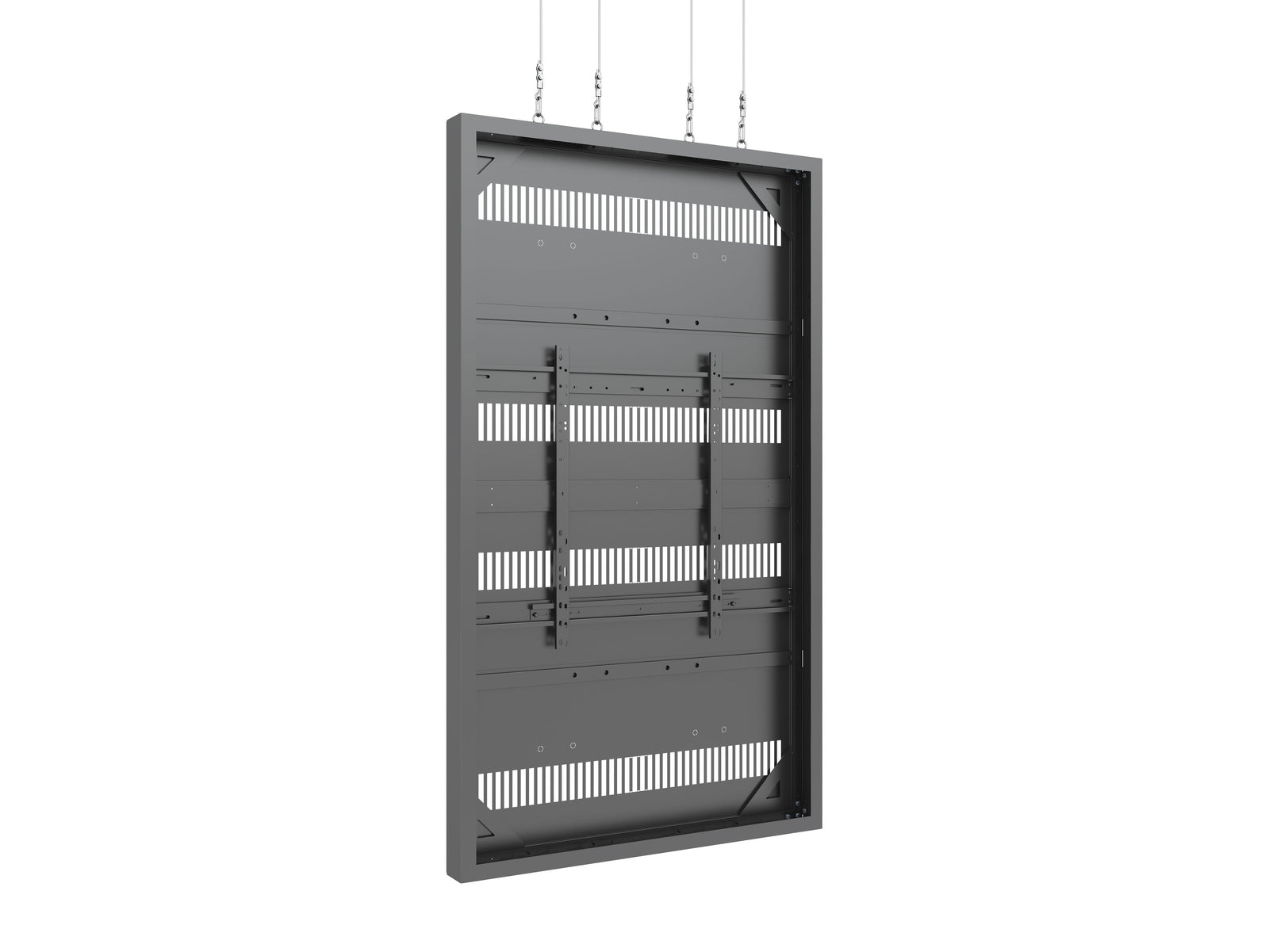Multibrackets M Pro Series Enclosure 86" Wire Large Black Signage Display Enclosures Multibrackets