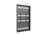 Multibrackets M Pro Series Enclosure 86" Wire Large Black Signage Display Enclosures Multibrackets