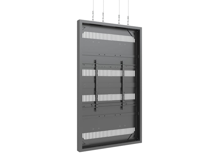 Multibrackets M Pro Series Enclosure 86" Wire Large Black Signage Display Enclosures Multibrackets