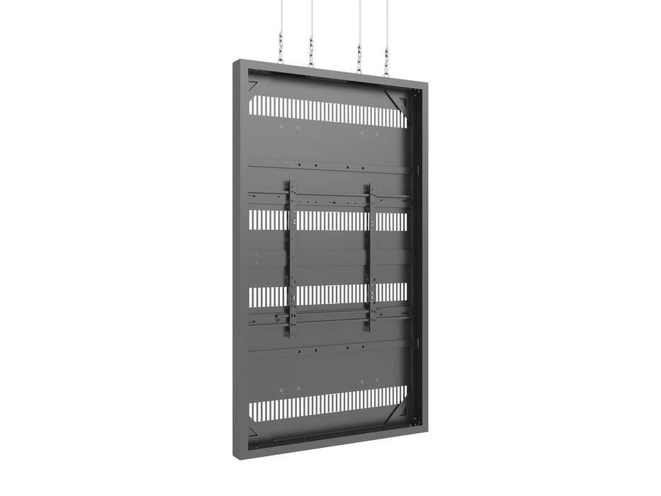 Multibrackets M Pro Series Enclosure 86" Wire Large Black Signage Display Enclosures Multibrackets