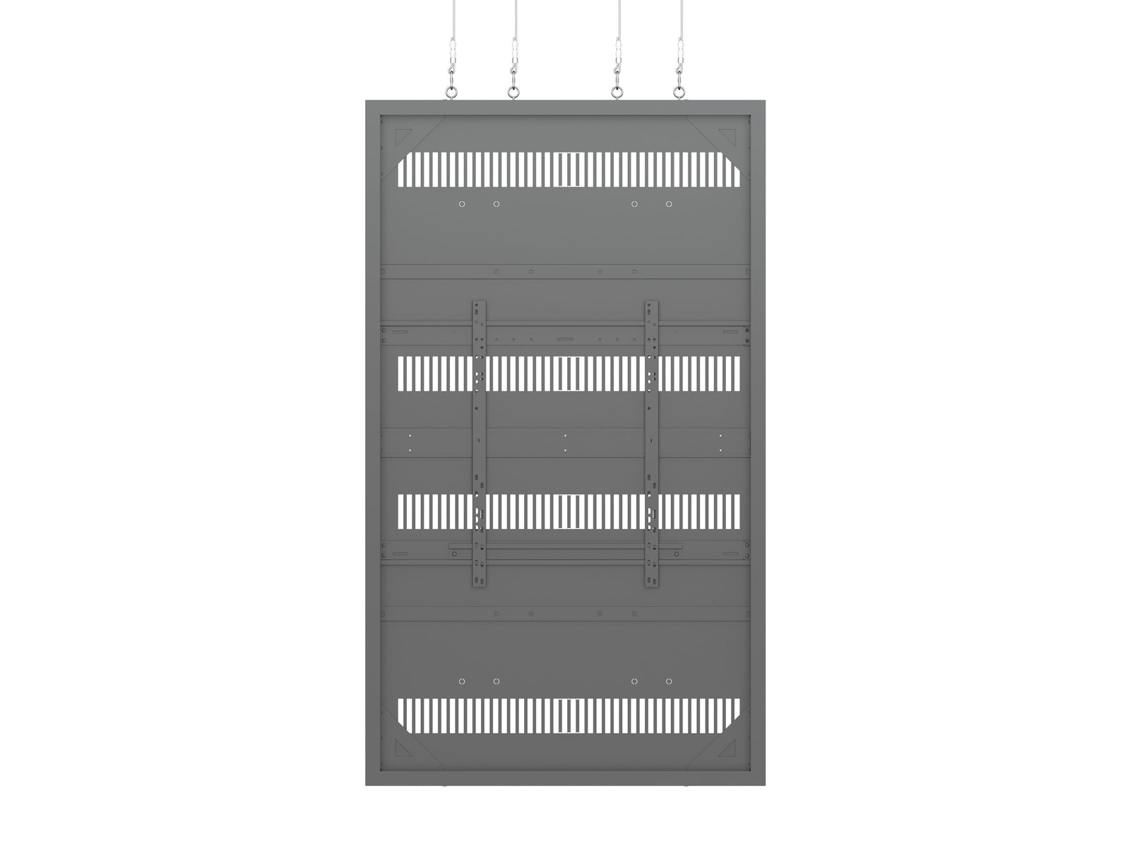 Multibrackets M Pro Series Enclosure 86" Wire Large Black Signage Display Enclosures Multibrackets