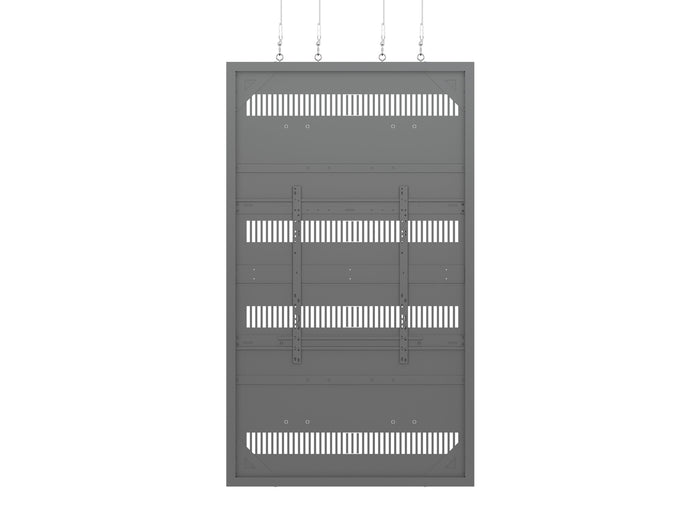 Multibrackets M Pro Series Enclosure 86" Wire Large Black Signage Display Enclosures Multibrackets