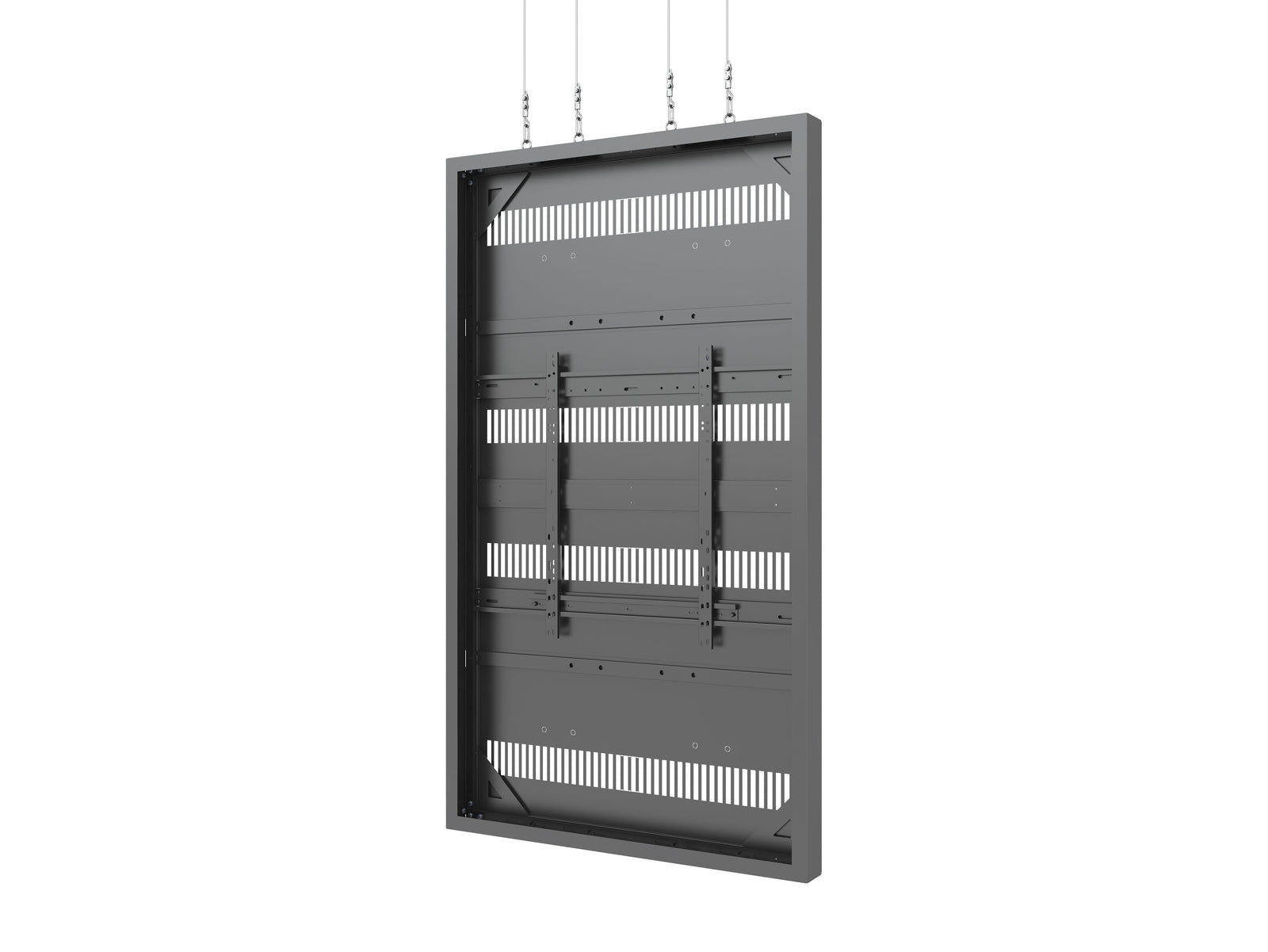 Multibrackets M Pro Series Enclosure 86" Wire Large Black Signage Display Enclosures Multibrackets