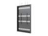 Multibrackets M Pro Series Enclosure 86" Wire Large Black Signage Display Enclosures Multibrackets