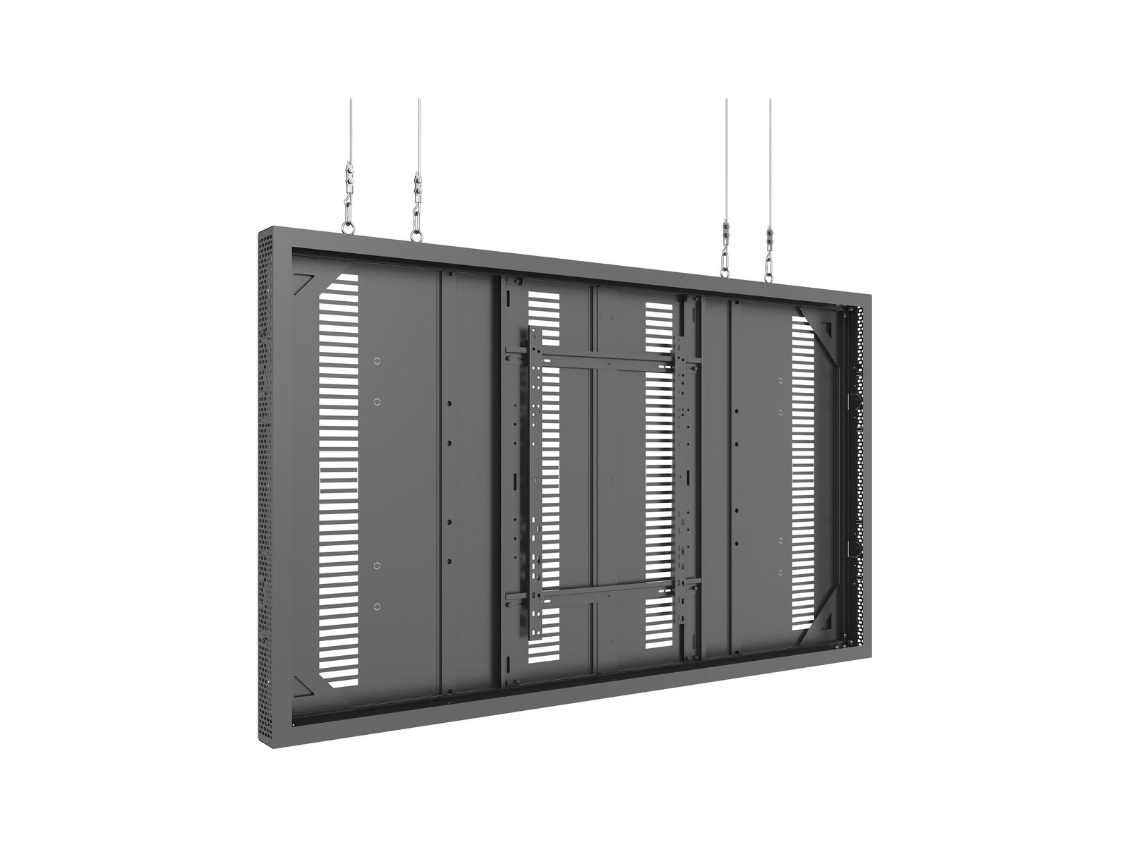 Multibrackets M Pro Series Enclosure 86" Wire Large Black Signage Display Enclosures Multibrackets
